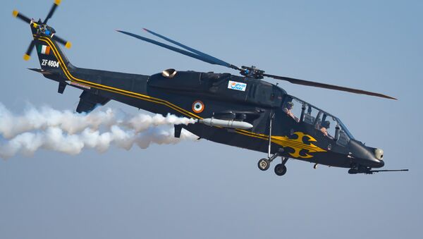 印度首架国产攻击直升机接受实弹测试 - 俄罗斯卫星通讯社