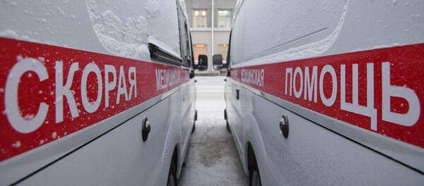 Машины скорой помощи в Новосибирске, Россия - 俄罗斯卫星通讯社