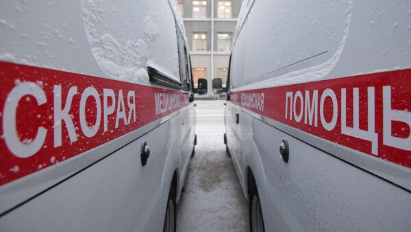 Машины скорой помощи в Новосибирске, Россия - 俄羅斯衛星通訊社
