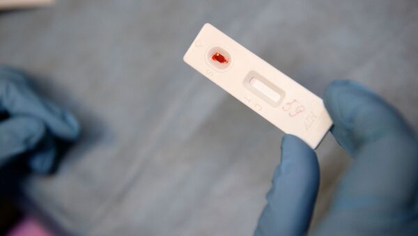 Экспресс-анализ крови на ВИЧ - 俄羅斯衛星通訊社