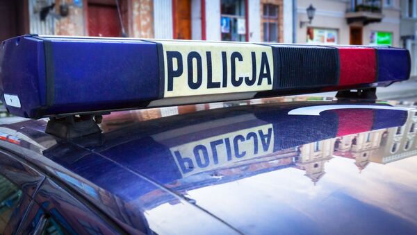 Машина польской полиции - 俄罗斯卫星通讯社