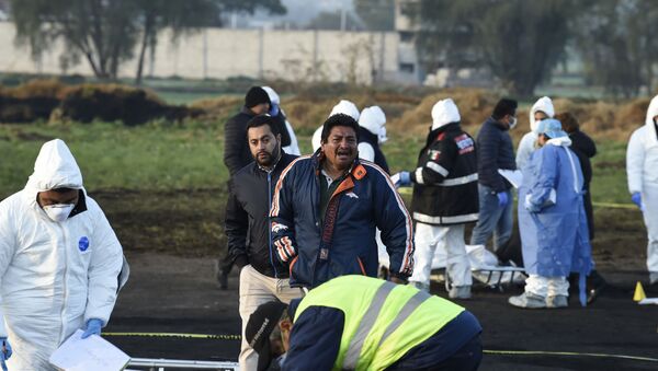 墨西哥伊达尔戈州长：油罐爆炸已经导致66人死亡 - 俄罗斯卫星通讯社