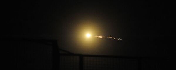 Cирийские средства противовоздушной обороны отражают удар израильской армии. 21 января 2019  - 俄羅斯衛星通訊社