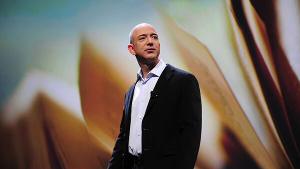 Глава и основатель интернет-компании Amazon.com Джефф Безос в Нью-Йорке - 俄羅斯衛星通訊社