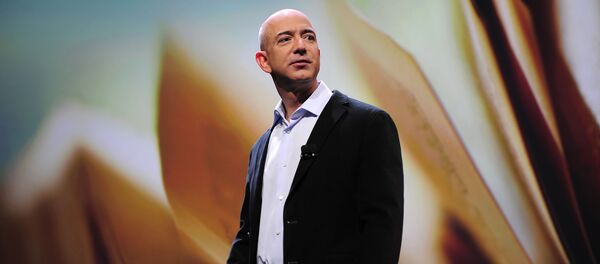 美国亚马逊公司创始人杰夫∙贝佐斯 美国亚马逊公司创始人杰夫∙贝佐斯 - 俄罗斯卫星通讯社