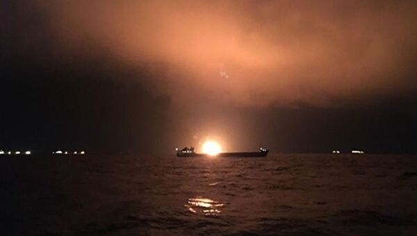 黑海上船隻火災的傷者因惡劣天氣而無法送至港口 - 俄羅斯衛星通訊社