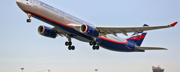 Самолет авиакомпании Аэрофлот. Самолет авиакомпании Аэрофлот. - 俄羅斯衛星通訊社