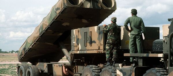 Американский ракетный комплекс средней дальности BGM-109G Gryphon. - 俄罗斯卫星通讯社