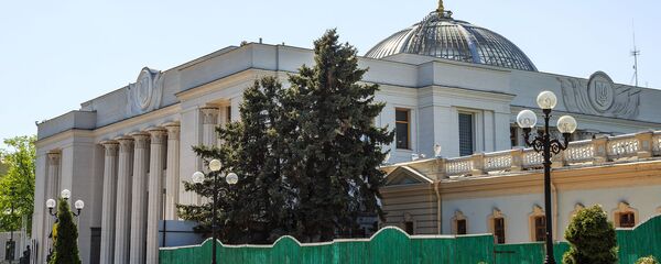 Здание Верховной рады в Киеве Здание Верховной рады в Киеве - 俄罗斯卫星通讯社