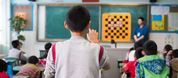 Урок в китайской школе - 俄罗斯卫星通讯社