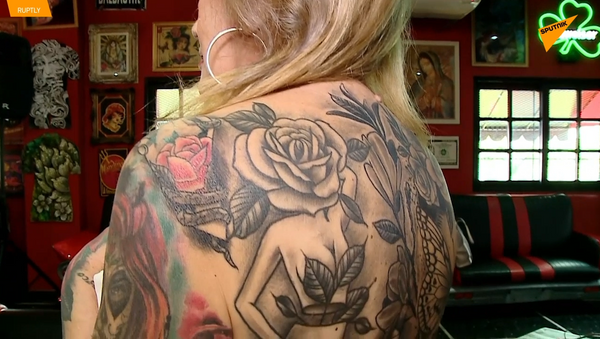 世界上纹身最多的老妇人 - 俄罗斯卫星通讯社