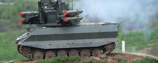 “天王星-9”作战机器人 - 俄罗斯卫星通讯社