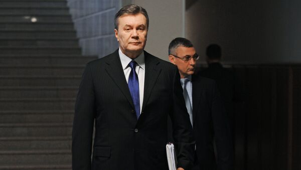 Бывший президент Украины Виктор Янукович - 俄羅斯衛星通訊社