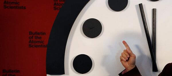 末日時鐘保持上一次時刻不變 距午夜僅2分鐘 - 俄羅斯衛星通訊社