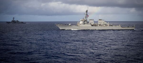 Ракетный эсминец США McCampbell - 俄罗斯卫星通讯社