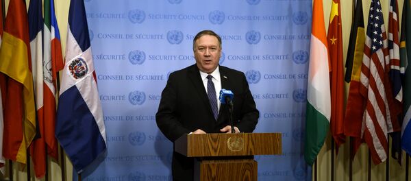 美國國務卿蓬佩奧 美國國務卿蓬佩奧 - 俄羅斯衛星通訊社