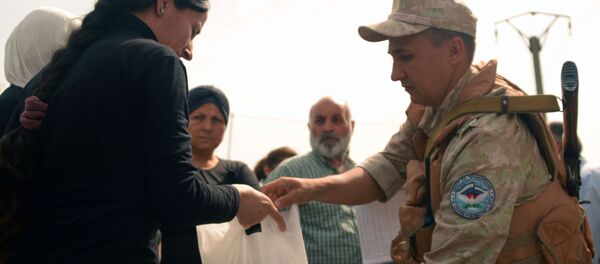 俄军在叙东古塔和德拉省开展人道主义救援行动 - 俄罗斯卫星通讯社