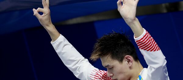 澳大利亞選手霍頓拒絕登上領獎台與孫楊合影 - 俄羅斯衛星通訊社