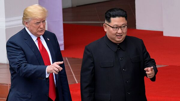 Встреча Дональда Трампа и Ким Чен Ына. - 俄罗斯卫星通讯社