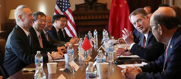 中美代表在华盛顿开始进行贸易谈判，1月30日 - 俄罗斯卫星通讯社