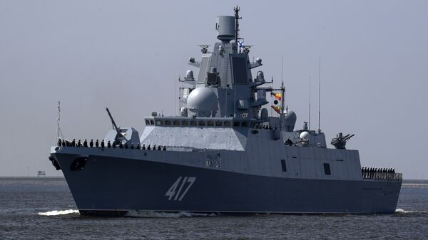 装备有高超音速武器的 22350型 “戈尔什科夫海军上将”护卫舰 - 俄罗斯卫星通讯社
