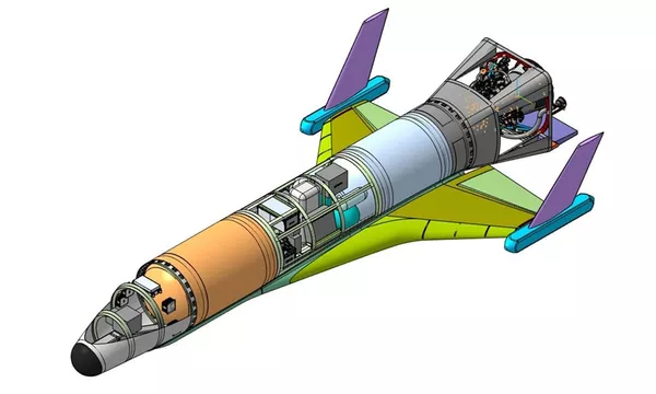 俄羅斯首架超音速太空無人機圖片