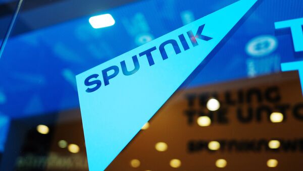 Логотип Sputnik - 俄羅斯衛星通訊社