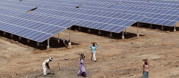 印度拒絕中國太陽能電池板但本國企業無法解決任務 - 俄羅斯衛星通訊社