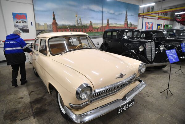 莫斯科电影制片厂博物馆里的车辆道具 - 俄罗斯卫星通讯社