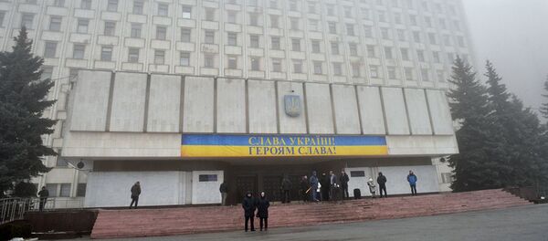 Здание Центральной избирательной комиссии (ЦИК) Украины в Киеве - 俄罗斯卫星通讯社
