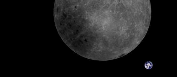 Снимок луны и Земли с китайского спутника Лунцзян-2 - 俄罗斯卫星通讯社