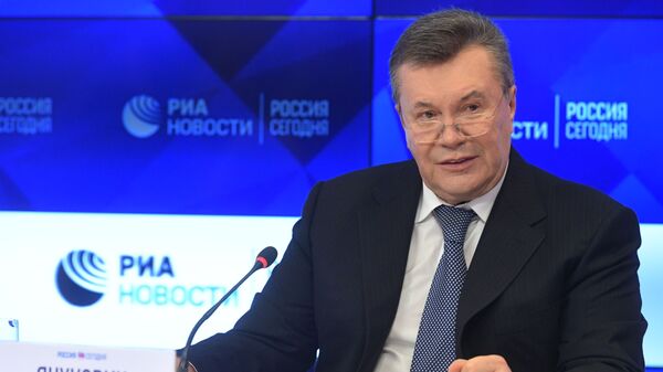 Бывший президент Украины Виктор Янукович - 俄羅斯衛星通訊社
