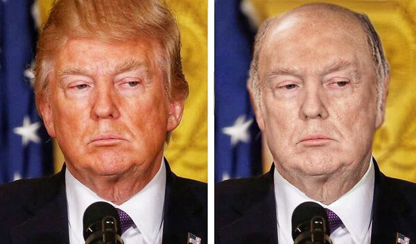 特朗普秃头白脸照笑翻网友 - 俄罗斯卫星通讯社