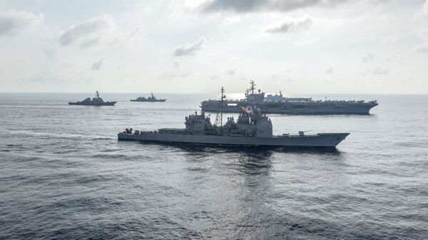中国外交部：中方强烈不满两艘美国军舰11日擅进南沙群岛海域 - 俄罗斯卫星通讯社