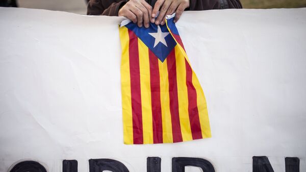 Акции противников и сторонников независимости Каталонии - 俄罗斯卫星通讯社