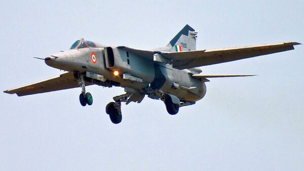 媒體：一架米格-27戰機在印度西北部墜毀 - 俄羅斯衛星通訊社
