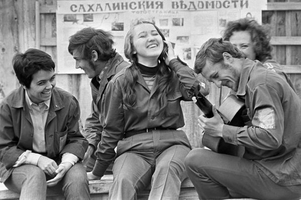 苏联主要建筑工程的大学生施工队 - 俄罗斯卫星通讯社