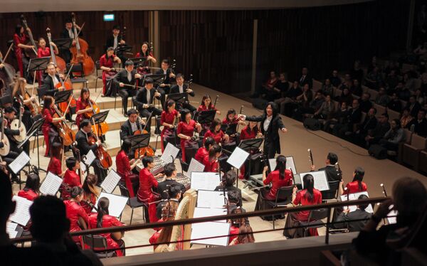 中国音乐家在“扎里亚季耶”音乐厅 - 俄罗斯卫星通讯社