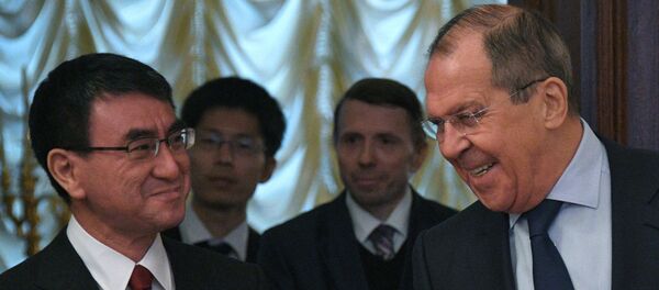 Встреча глав МИД РФ и Японии С. Лаврова и Т. Коно - 俄罗斯卫星通讯社