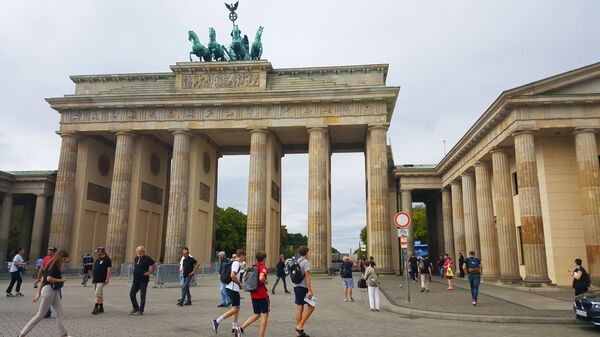 Бранденбургские ворота в Берлине, Германия  - 俄羅斯衛星通訊社