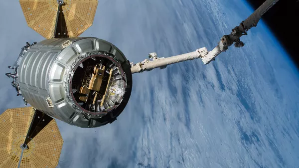 Грузовой корабль Cygnus с солнечными батареями UltraFlex в форме тарелки - 俄羅斯衛星通訊社
