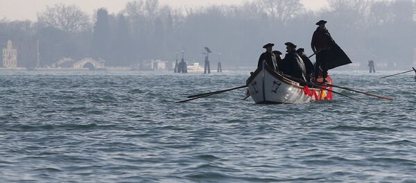 Участники Венецианского карнавала - 俄羅斯衛星通訊社