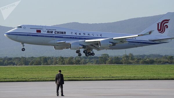 Китайский пассажирский самолет  - 俄罗斯卫星通讯社