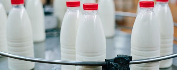 Молочная продукция на производстве - 俄罗斯卫星通讯社