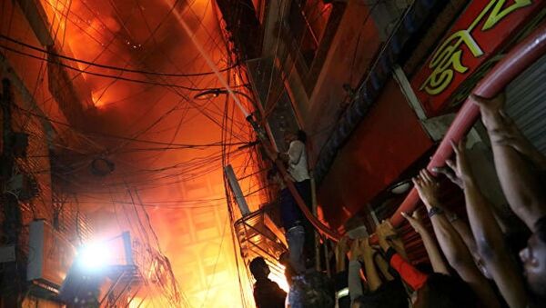 孟加拉國首都火災死亡人數增至81人 - 俄羅斯衛星通訊社