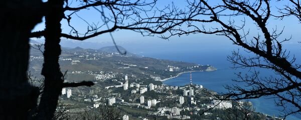 西方记者团抵达克里米亚 - 俄罗斯卫星通讯社