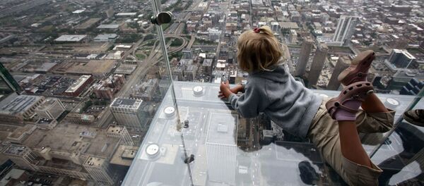 芝加哥韦莱集团大厦的天空观景台。 - 俄罗斯卫星通讯社
