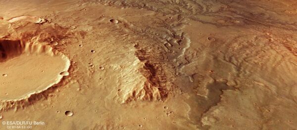 Русла древних рек, высохших на поверхности планеты Марс - 俄罗斯卫星通讯社