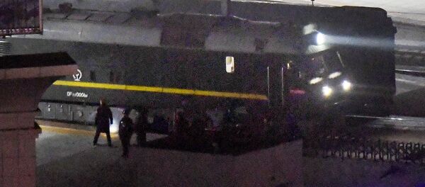 韩媒:金正恩的专列正经过中国中部省份抵达平壤 韩媒:金正恩的专列正经过中国中部省份抵达平壤 - 俄罗斯卫星通讯社