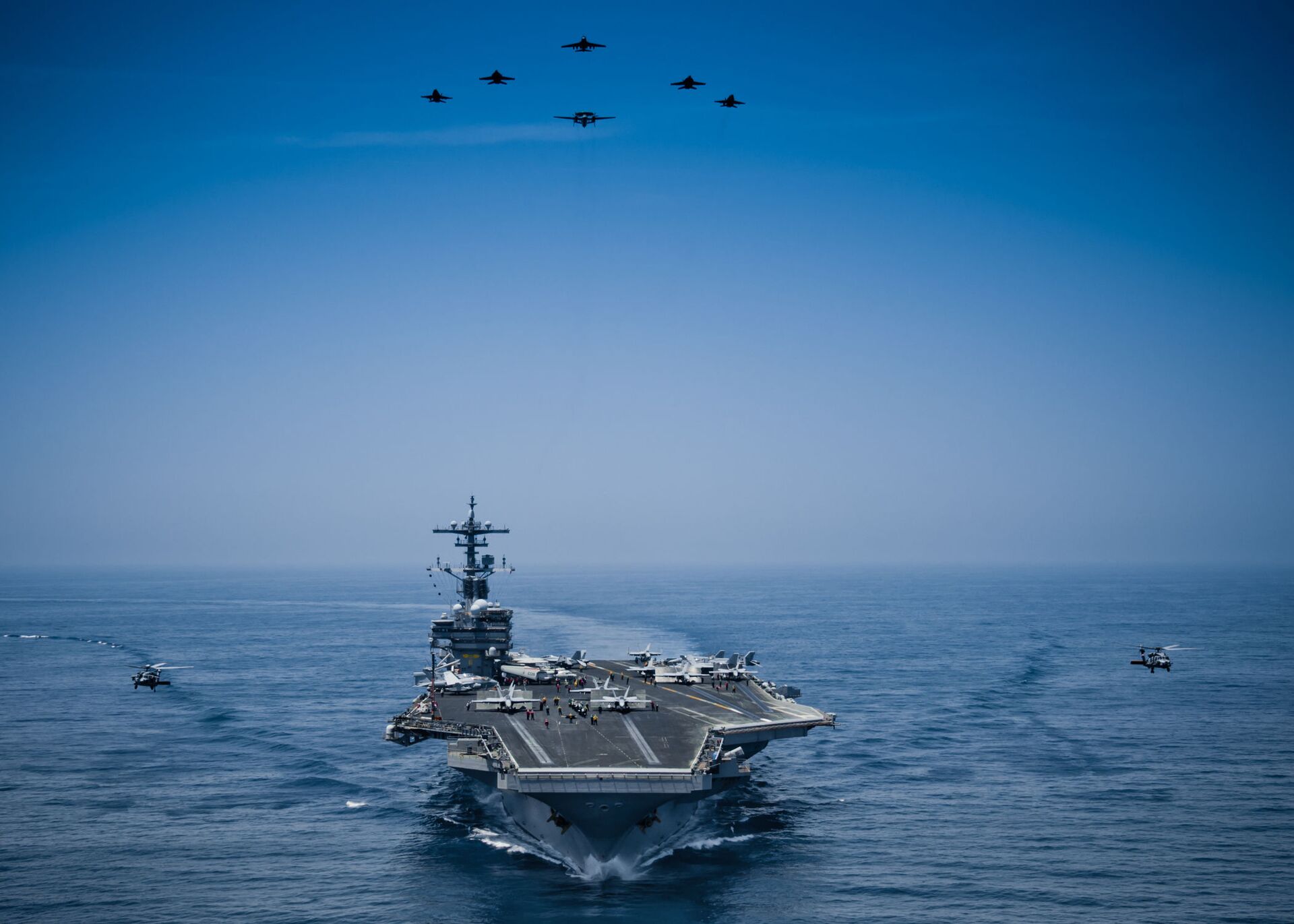 Американский авианосец George H.W. Bush - 俄罗斯卫星通讯社, 1920, 23.04.2026